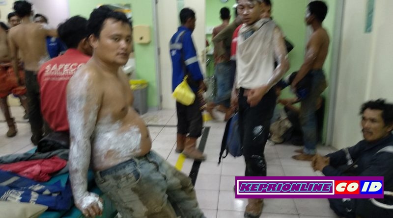 Breaking News ! Dua Puluh Orang Pekerja PT.MOS Alami Kecelakaan