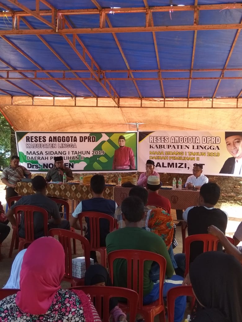 Dua Anggota Komisi ll Reses ke Dusun Teluk Nipah