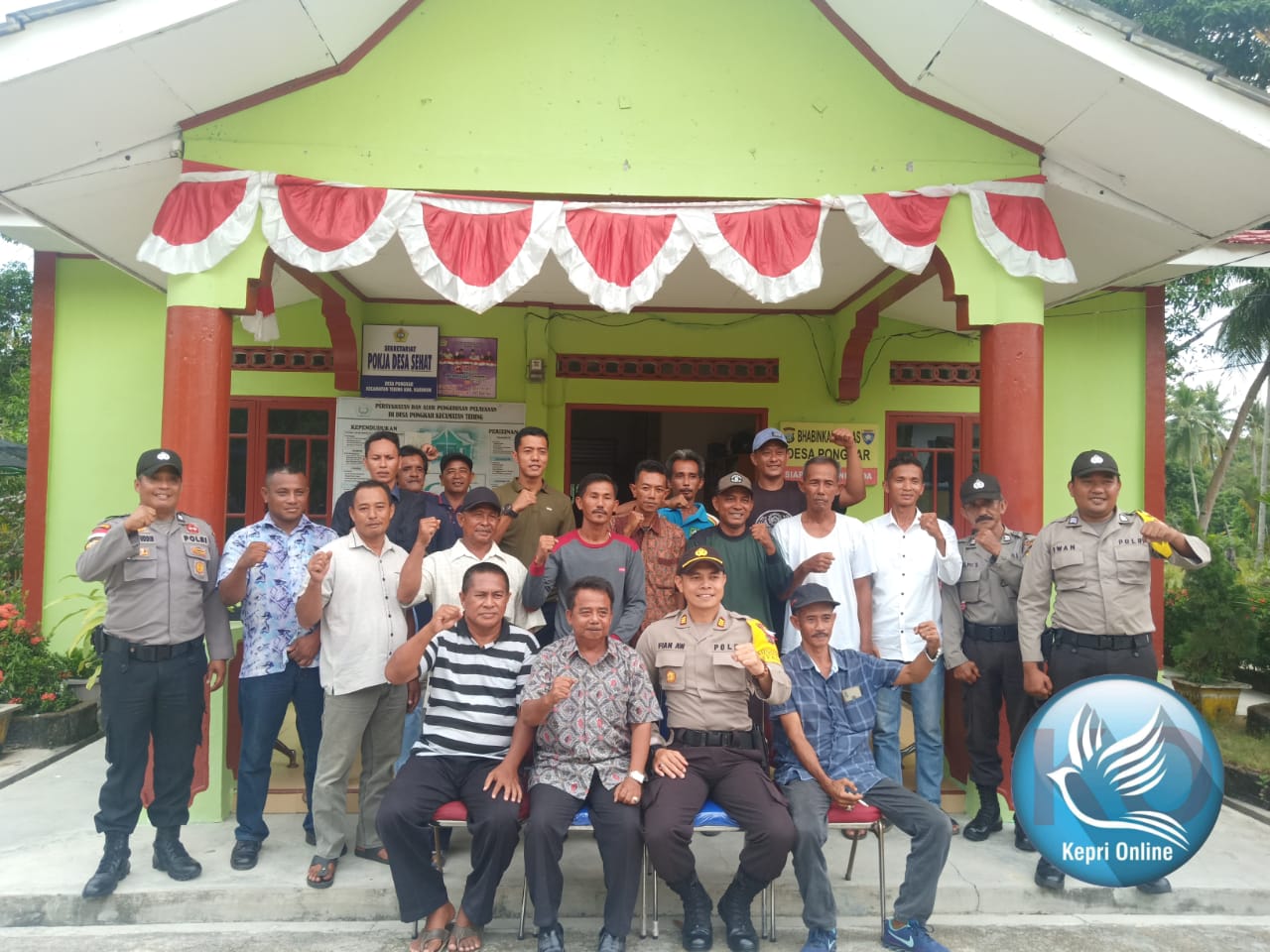 Kapolsek Tebing Lakukan Pertemuan Dengan Tokoh Masyarakat