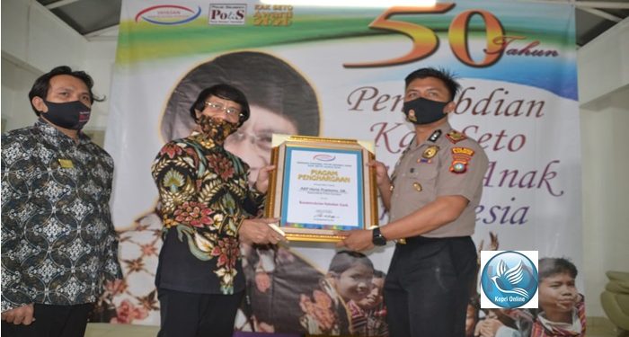 AKBP Muhammad Adenan Dianugerahkan Sebagai Kapolres Sahabat Anak