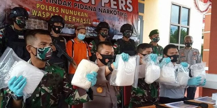 Anggota TNI Bongkar Peyeludupan Sabu 7 Kg dari Malaysia, Pelaku Oknum Dosen