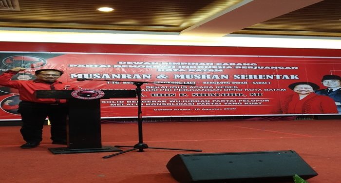 Udin P Haloho Kembali Pimpin PAC PDIP Bengkong