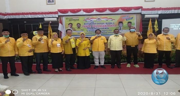 Gelar Musda ke V,Akhmad Ma’ruf Maulana Ajak Golkar Berjuang Menangkan Aunur Rafiq