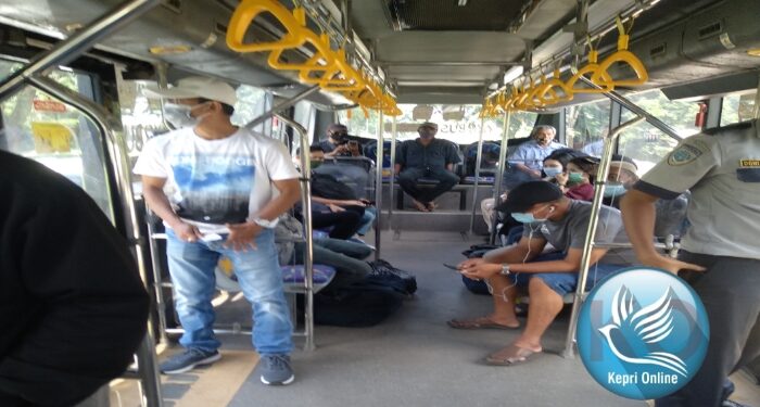 Bus Trans Batam Tidak Menerapkan Protokoler Kesehatan