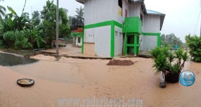 Banjir Landa Jalan Andana Tanjungpinang