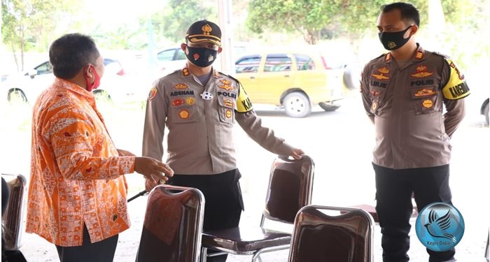 Jelang Pendaftaran Paslon,Polres Karimun Kerahkan 110 Personil Untuk Pengamanan di KPU
