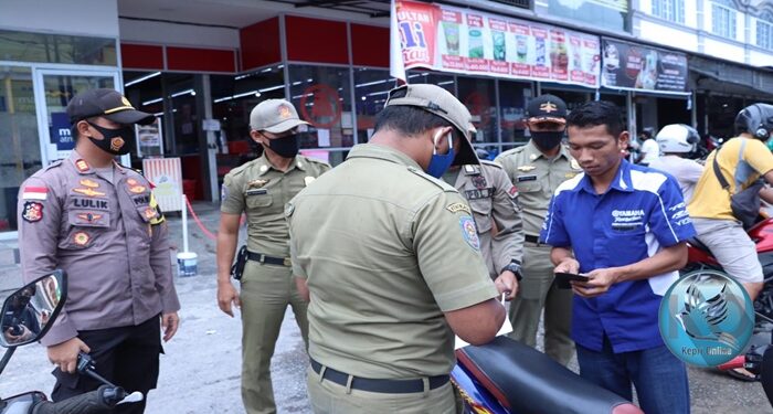 Operasi Yustisi Karimun, 188 Terjaring Tidak Gunakan Masker