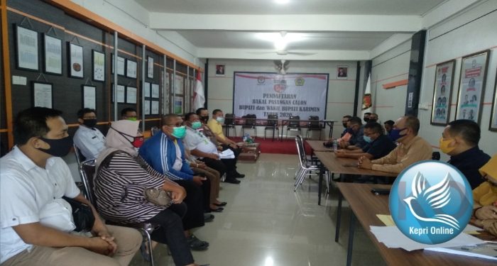 KPU Gelar Simulasi Pendaftaran Paslon Bupati dan Wakil Bupati Karimun