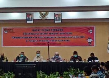 Sah, KPU Kepri Tetapkan Daftar Pemilih Tetap (DPT) Sebanyak 1.168.188 Pemilih