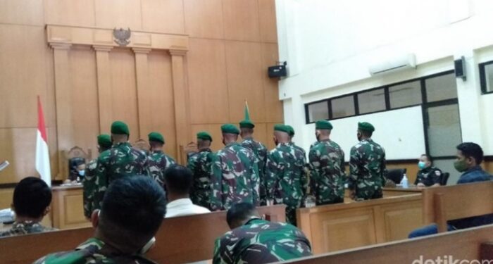 Keroyok Jusni hingga Tewas, 11 Oknum TNI Divonis Bui Paling Lama 1,2 Tahun