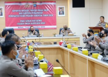 Supervisi OPS Mantap Praja 2020 dan Asisitensi Pengamanan Pemungutan Suara Pemilihan Serentak 2020
