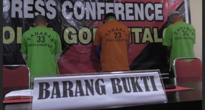 Pesan Sabu Dari Sulteng Okum Kades di Gorontalo ditangkap Polisi