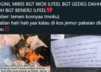 Maling Celana Dalam, Pelaku Beri Surat Untuk Korban Ajak Berhubungan Ranjang