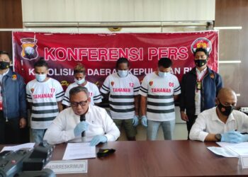 DIT Reskrimum Polda Kepri Berhasil Amankan Empat Orang Pelaku Tindak Pidana Curas, Pemerasan dan Persekusi