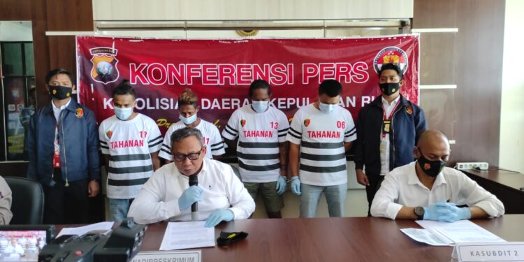 DIT Reskrimum Polda Kepri Berhasil Amankan Empat Orang Pelaku Tindak Pidana Curas, Pemerasan dan Persekusi