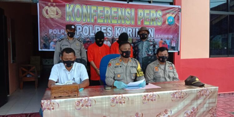 Polres Karimun, Polsek Moro, Lakukan Rilis Kasus Pencurian di Moro