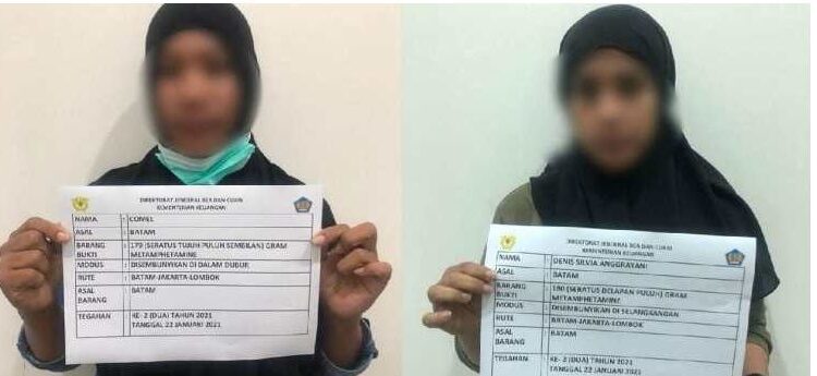 Sembunyikan Sabu di Dubur dan Selangkangan, 2 Wanita Ini Diamankan Bea Cukai Batam