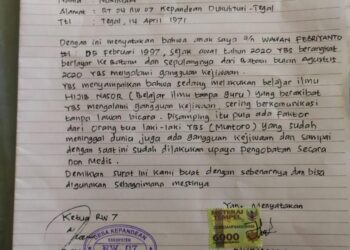 Wawan di Tegal Gali Lubang Kubur Diri Sendiri, Ini Penjelasan Keluarga