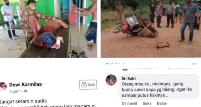 Viral Seorang Pencuri Buah Sawit Di Riau Dipotong Kaki Oleh Sang Pemilik Kebun
