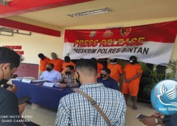 Kapolres Bintan Berhasil Ungkap Kasus Perjudian Jenis Cingkoko