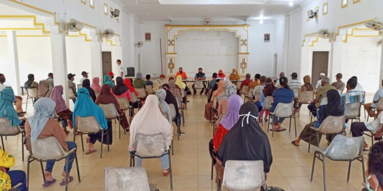 Kabupaten Lingga, Dengan Terapkan Prokes, BST Tahap 10 Kembali Disalurkan