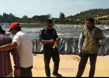 Lahan Diduga Hutang Lindung Dijadikan Tempat Usaha, Polhut Sidak Ke Lokasi