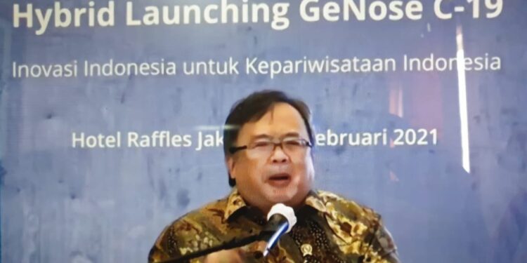 Menristek: GeNose C-19, Inovasi Anak Bangsa Untuk Pulihkan Ekonomi Nasional