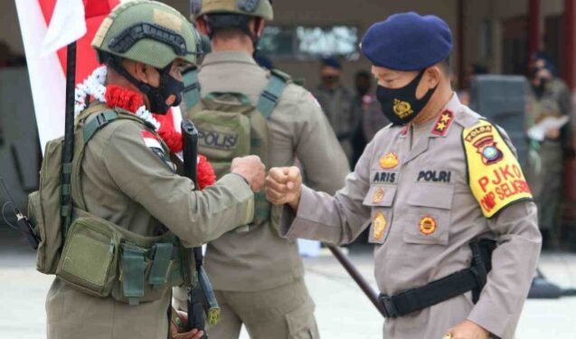 Sambut BKO Satbrimob Polda Kepri dari Papua, Kapolda Kepri: Ucapkan Terima Kasih atas Tugas dan pengabdian Dalam Membantu Masyarakat Memberikan Pelayanan dan Pengayoman