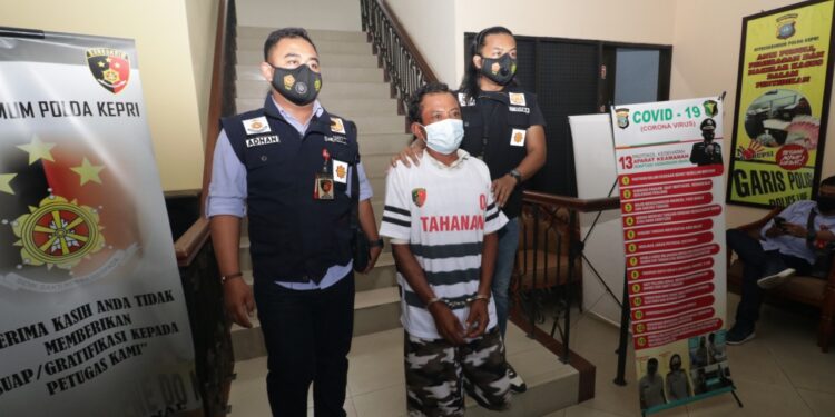 Cabuli Anak Umur 4 Tahun Udin Tato Diringkus Subdit IV Polda Kepri, Hukuman Kebiri Menantinya