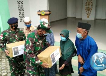 Danramil 01 Balai Mayor Inf K. Manurung Hadiri Peresmian Kampung Tangguh