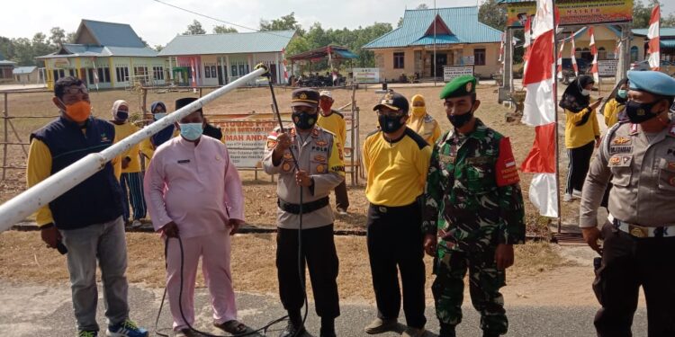 Polsek Singkep Barat Tetapkan Desa Kuala Raya Sebagai Kampung Tangguh