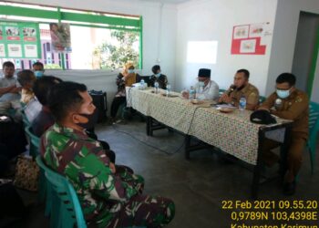 Lewat Musyawarah Masyarakat Desa,Babinsa Desa Parit Siap Ajak Masyarakat Jaga Lingkungan