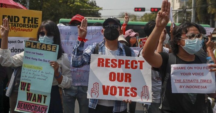 Fakta-fakta Kedubes RI Diserbu Pendemo Anti Kudeta Myanmar