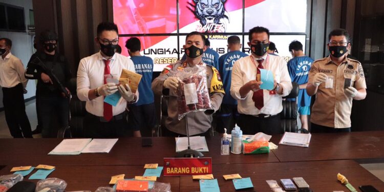 Polres Karimun Berhasil Ungkap 10 Kasus Narkotika Dalam Satu Bulan