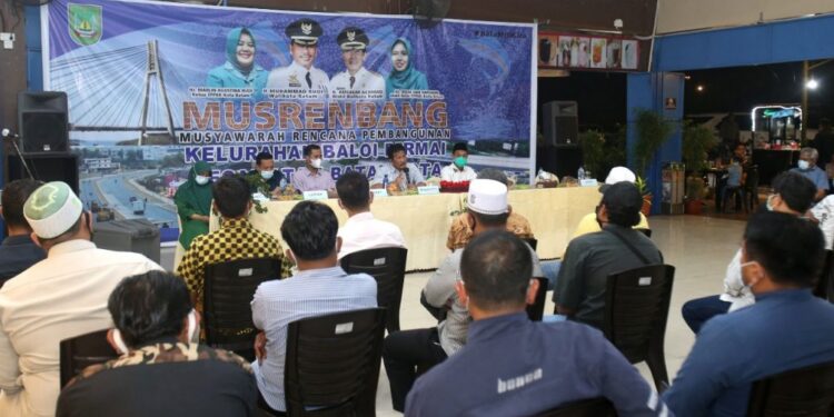 Warga Baloi Permai usulkan 40 Program di 2022, Walikota Prioritaskan Penanganan Banjir