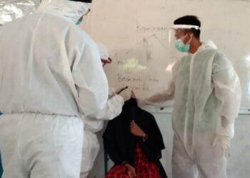 Seorang Guru di Moro dinyatakan positif Covid 19, 1 orang dinyatakan Negatif