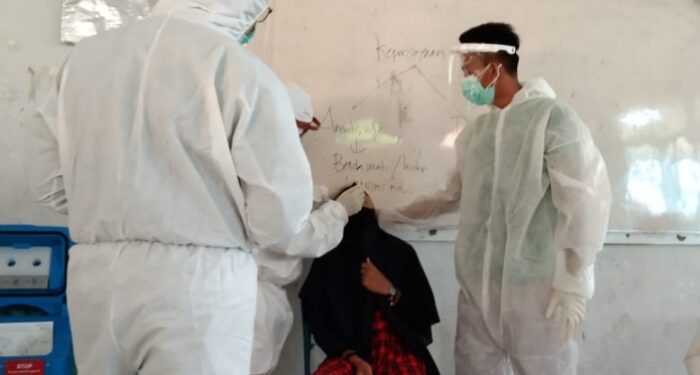 Seorang Guru di Moro dinyatakan positif Covid 19, 1 orang dinyatakan Negatif