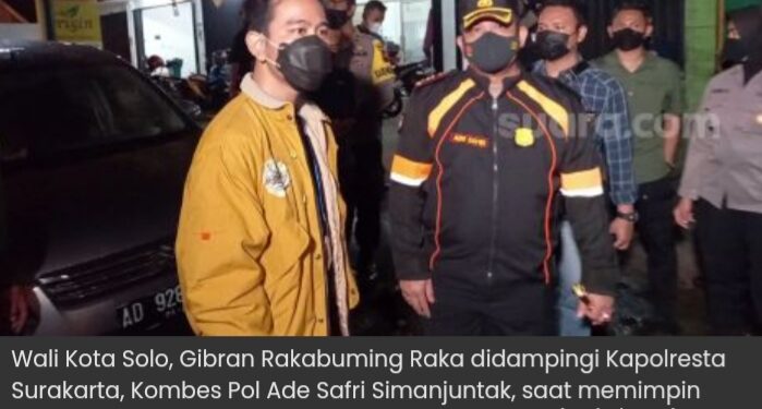 Razia PSK, Gibran: Banyak yang Open BO