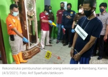 Menggunakan Kayu Gamelan, 4 Orang Sekeluarga Tewas