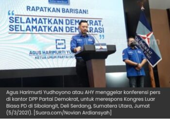 Pemerintah Jokowi Nyatakan Agus Harimurti Yudhoyono atau AHY Ketua Umum Partai Demokrat yang Resmi