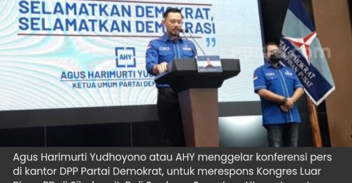 Pemerintah Jokowi Nyatakan Agus Harimurti Yudhoyono atau AHY Ketua Umum Partai Demokrat yang Resmi