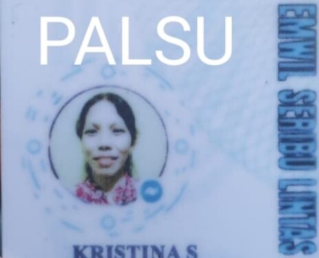 Meresahkan, ID CARD keprionline.co.id Atas Nama Kristina.S Dinyatakan Palsu, Redaksi Akan Membawa Ke Jalur Hukum