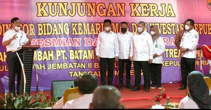 Luhut Binsar Pandjaitan Luncurkan Batam Logistic Ecosistem (BLE) Sebagai Pelabuhan Percontohan