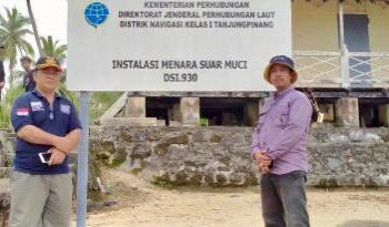 Menara Suar Muci Peningalan Belanda, Masih Berdiri Kokoh dan Masih Terjaga di Pulau Alang Tiga