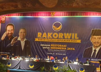 Rakorwil Partai Nasdem Kepri, Ketua DPW Kepri Berpesan Kader Nasdem Harus Mempersiapkan Lebih Dini Untuk Menangkan Seluruh Pilkada di Kepri