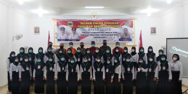 Seleksi Calon Paskibraka Kabupaten Lingga Tahun 2021 di Mulai