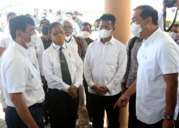 Resmikan Batam Logistic Ecosystem, Rudi Sambut Empat Menteri di Bandara