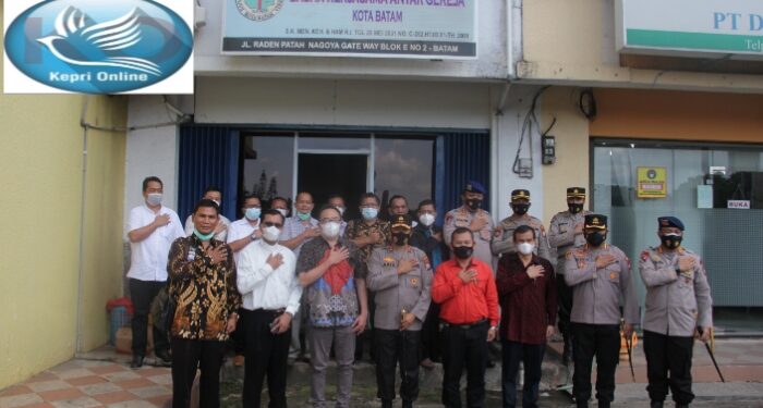 Kapolda Kepri Silaturahmi Antar Gereja  Kota Batam 