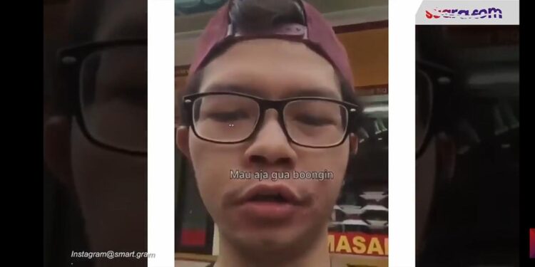 Tipu Pedagang Nasi Padang, Aksi Pemuda Ini Justru Dipuji Warganet