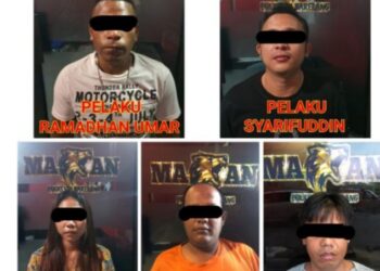 Lima Pelaku Penganiaayan Hingga Menyebabkan Korban Tewas di Food Court Pasifik Tertangkap